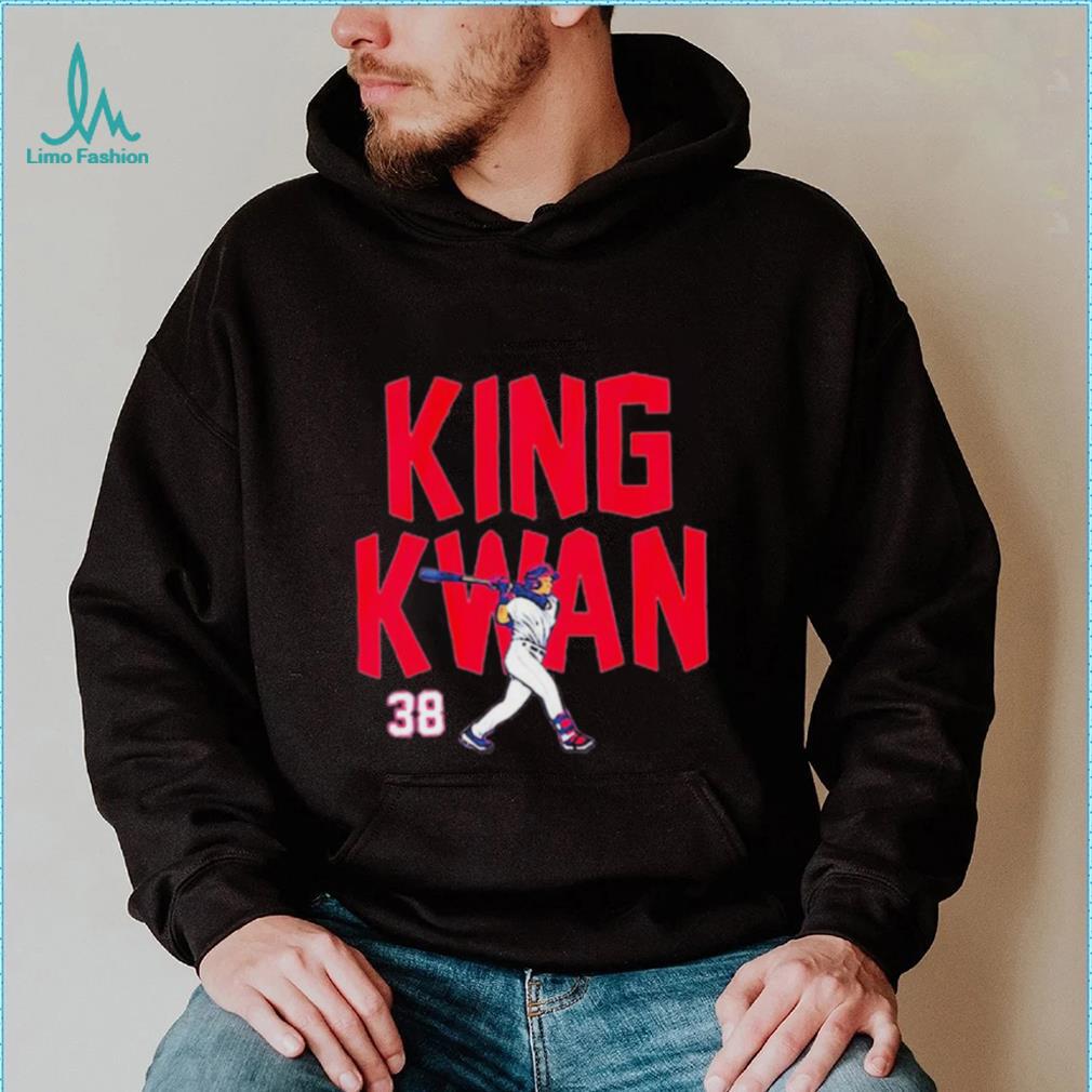 Steven Kwan 38 King Kwan Baseball Shirt Steven Kwan 38 King Kwan Baseball Shirt