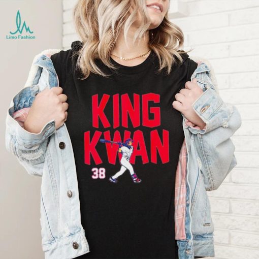 Steven Kwan 38 King Kwan Baseball Shirt