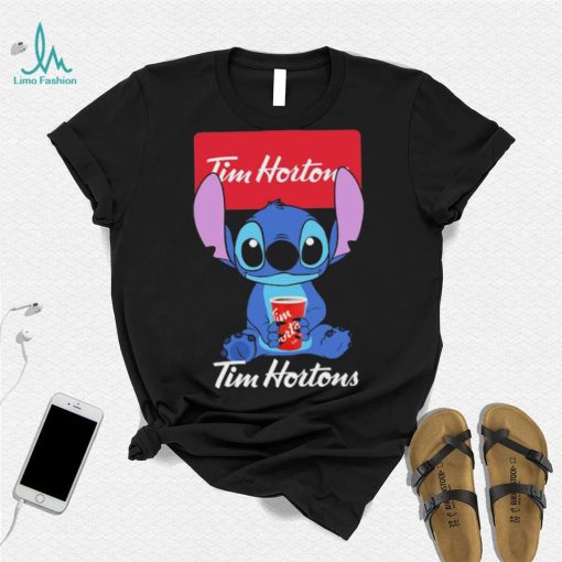 Stitch Hug Tim Hortons Shirt