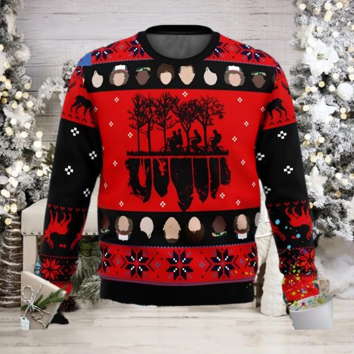 Stranger Things Red Ugly Christmas Sweater