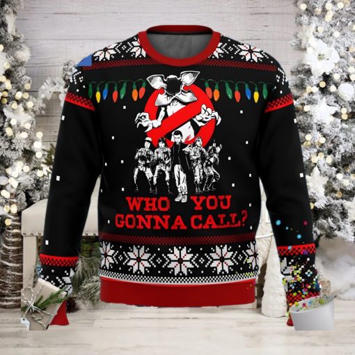 Stranger Things Who You Gonna Call Ugly Christmas Sweater