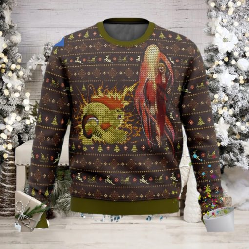 Street Fighter Ken Vs Blanka Ugly Christmas Sweater