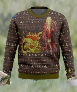 Street Fighter Ken Vs Blanka Ugly Christmas Sweater