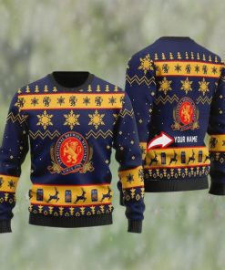 Stroh’s Beer Funny Personalized Ugly Christmas Sweater