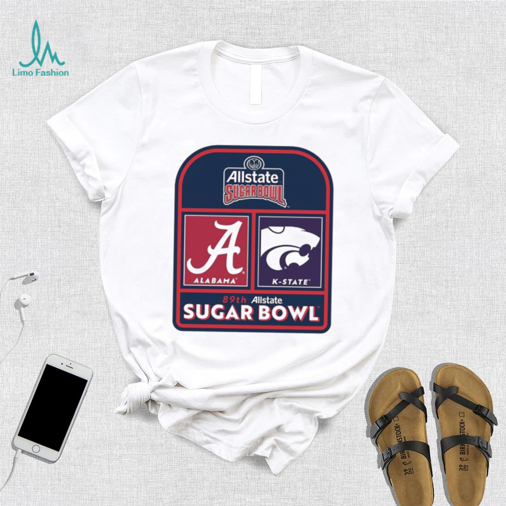 Sugar Bowl 22 23 Alabama vs K state Matchup Shirt Sugar Bowl 22 23 Alabama vs K state Matchup Shirt