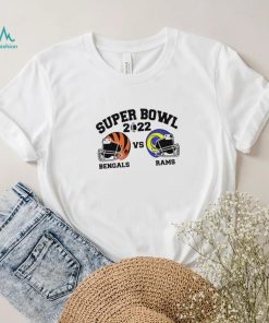 Super Bowl 2022 Cincinnati Bengals vs Los Angeles Rams American football helmet shirt