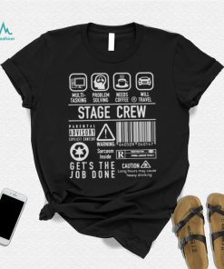 Super Funny Stage Crew Backstage Tech Week Theatre shirt