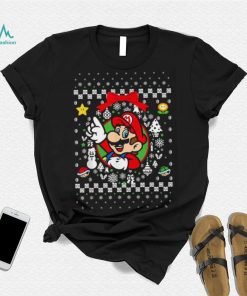 Super Mario Classic Ugly Christmas T Shirt Mario Graphic