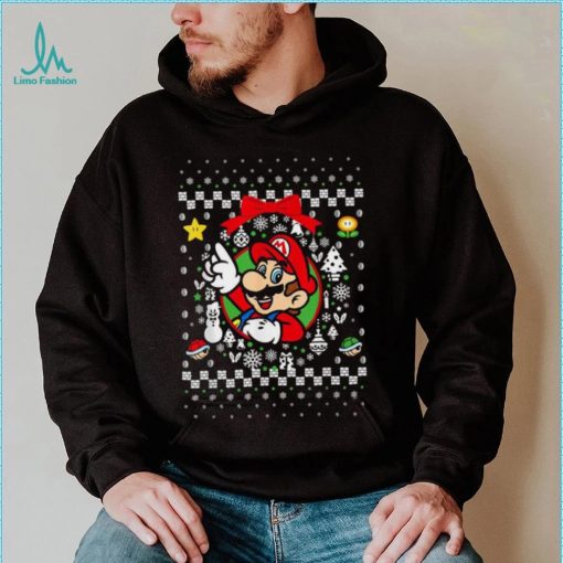 Super Mario Classic Ugly Christmas T Shirt Mario Graphic