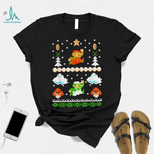 Super Mario Mario Goomba Ugly Christmas T Shirt