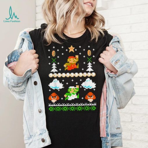 Super Mario Mario Goomba Ugly Christmas T Shirt