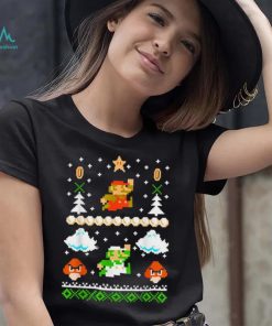 Super Mario Mario Goomba Ugly Christmas T Shirt