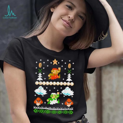 Super Mario Mario Goomba Ugly Christmas T Shirt