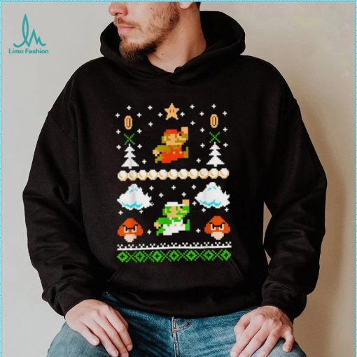 Super Mario Mario Goomba Ugly Christmas T Shirt