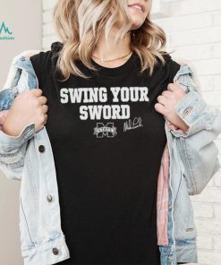 Swing your sword logo shirt