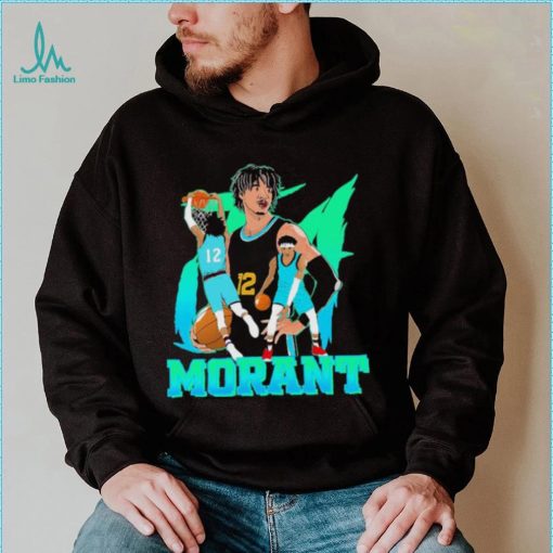 Temetrius Jamel Ja Morant Retro Fanart Shirt