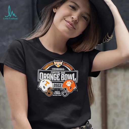 Tennessee Volunteers Vs Clemson Tigers Orange Bowl 2022 South Florida Shirt