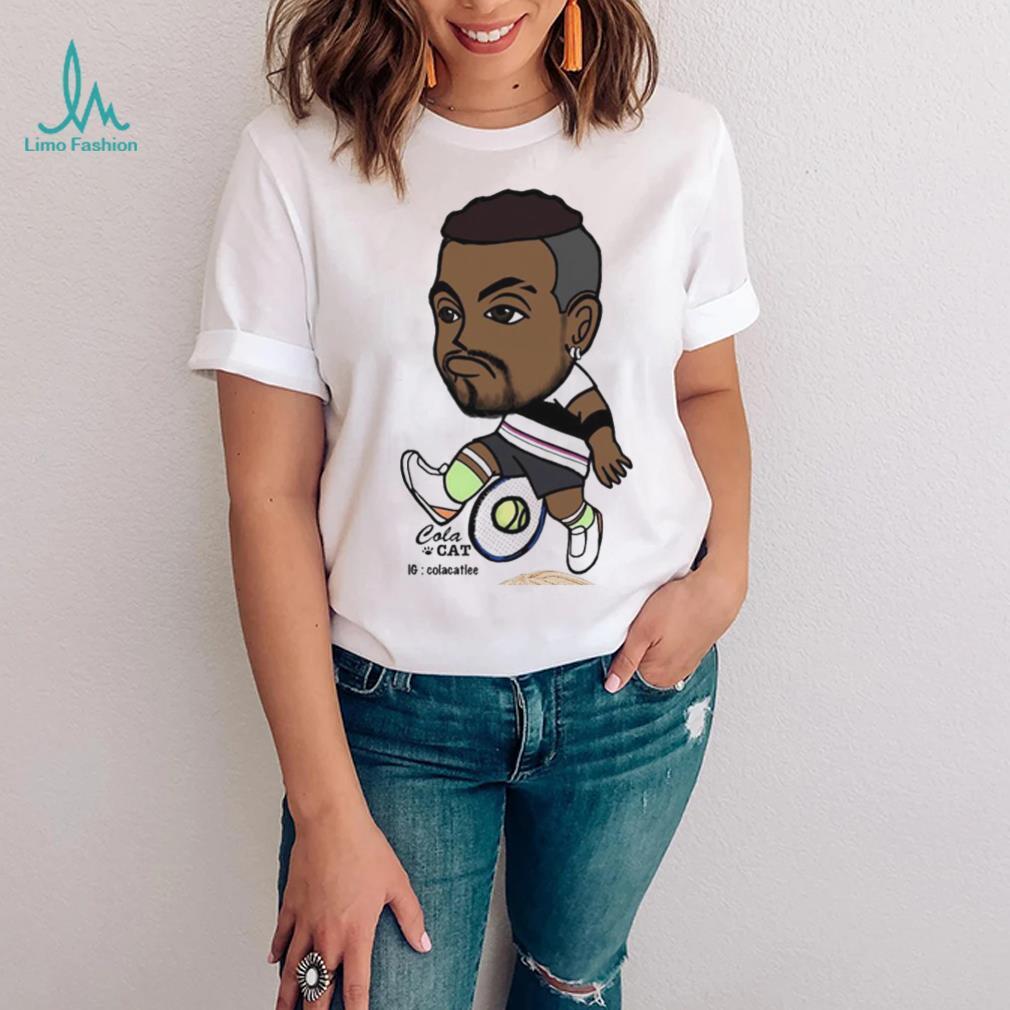 Tennis Cute Chibi Cola Cat Nick Kyrgios Shirt Tennis Cute Chibi Cola Cat Nick Kyrgios Shirt