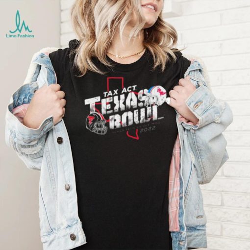 Texas Tech Vs Ole Miss 2022 TaxAct Texas Bowl State Shirt