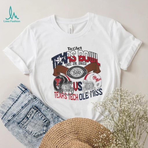 Texas Tech Vs Ole Miss TaxAct Texas Bowl Dec 28, 2022 Shirt