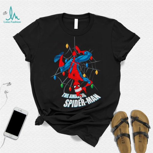 The Amazing Glow Spider man Christmas T Shirt