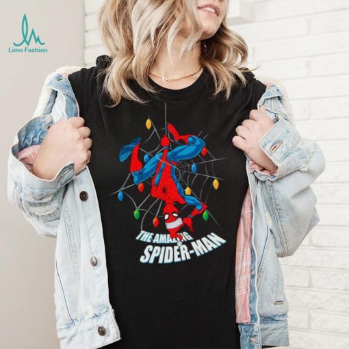 The Amazing Glow Spider man Christmas T Shirt