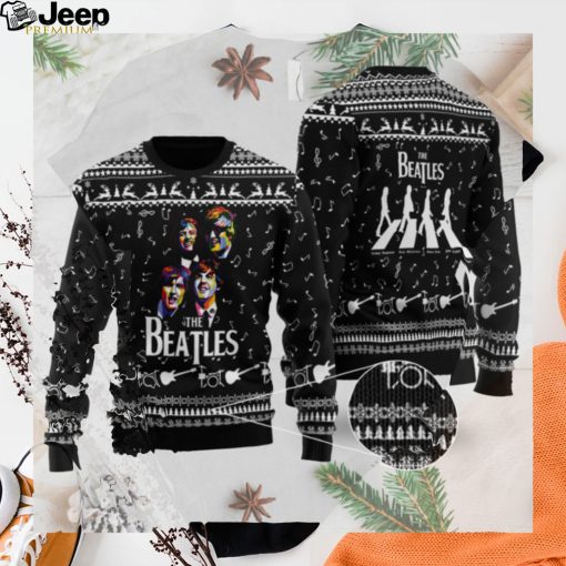 The Beatles Band 3D Printed Ugly Christmas Sweater