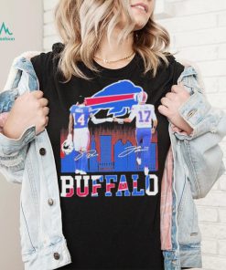 The Bills Josh Allen and Stefon Diggs Signatures shirt