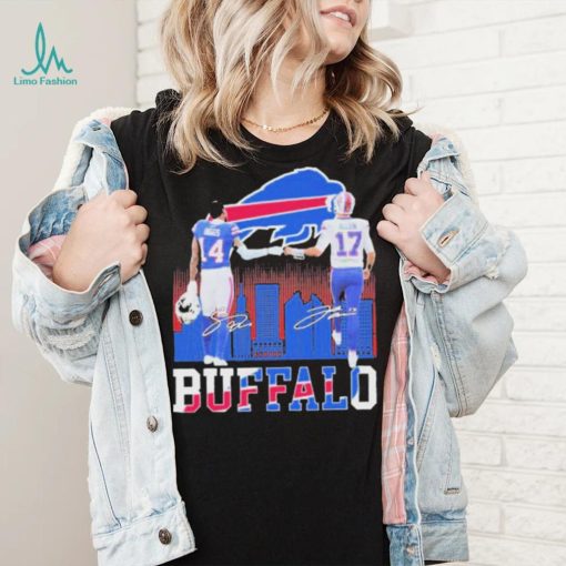 The Bills Josh Allen and Stefon Diggs Signatures shirt