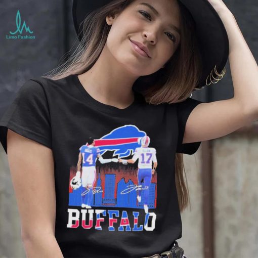 The Bills Josh Allen and Stefon Diggs Signatures shirt