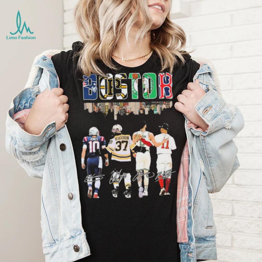 The Boston City Sports Patrice Bergeron Mac Jones Jayson Tatum And Rafael Devers Signatures Shirt The Boston City Sports Patrice Bergeron Mac Jones Jayson Tatum And Rafael Devers Signatures Shirt