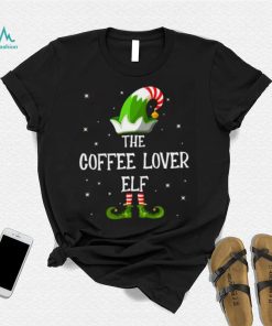 The Coffee Lover Elf Family Matching Group Funny Christmas T Shirt