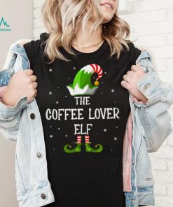 The Coffee Lover Elf Family Matching Group Funny Christmas T Shirt