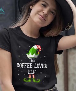 The Coffee Lover Elf Family Matching Group Funny Christmas T Shirt