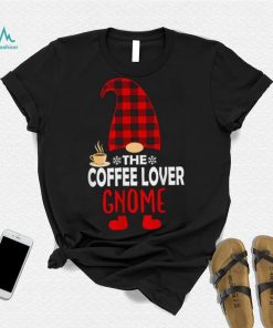 The Coffee Lover Gnome Family Xmas Funny Christmas T Shirt