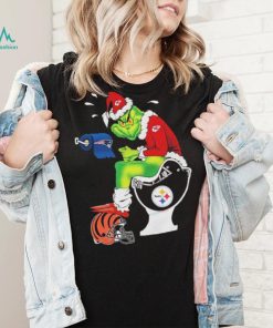 The Grinch Chiefs Shit On Toilet Steelers And Other Teams Bengals, Patriots Shirt