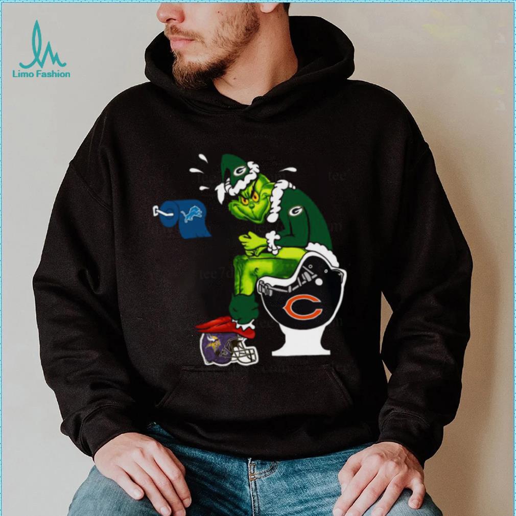 The Grinch Toilet Green Bay Packers Minnesota Vikings Chicago Bears Detroit Lions shirt The Grinch Toilet Green Bay Packers Minnesota Vikings Chicago Bears Detroit Lions shirt