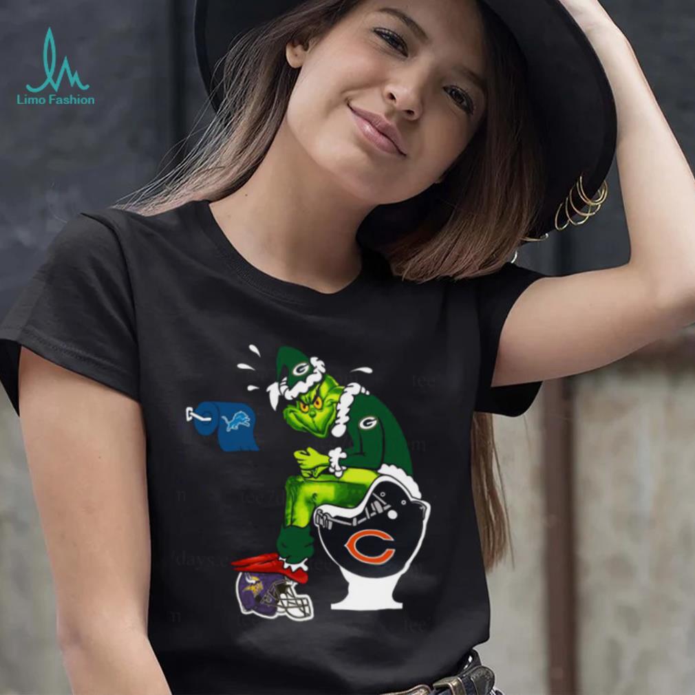 The Grinch Toilet Green Bay Packers Minnesota Vikings Chicago Bears Detroit Lions shirt The Grinch Toilet Green Bay Packers Minnesota Vikings Chicago Bears Detroit Lions shirt