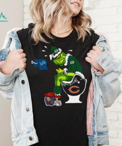 The Grinch Toilet Green Bay Packers Minnesota Vikings Chicago Bears Detroit Lions shirt