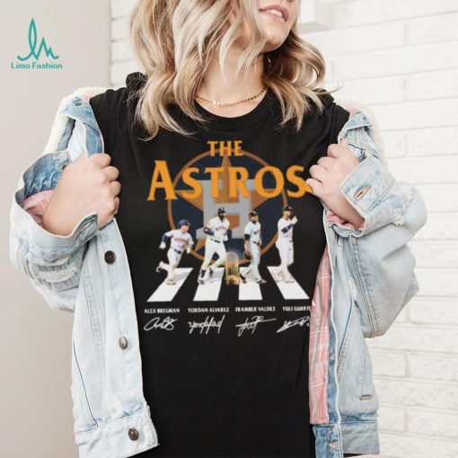 The Houston Astros Team Abbey Road Signatures Shirt