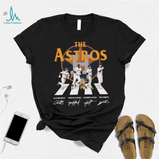 The Houston Astros Team Abbey Road Signatures Shirt