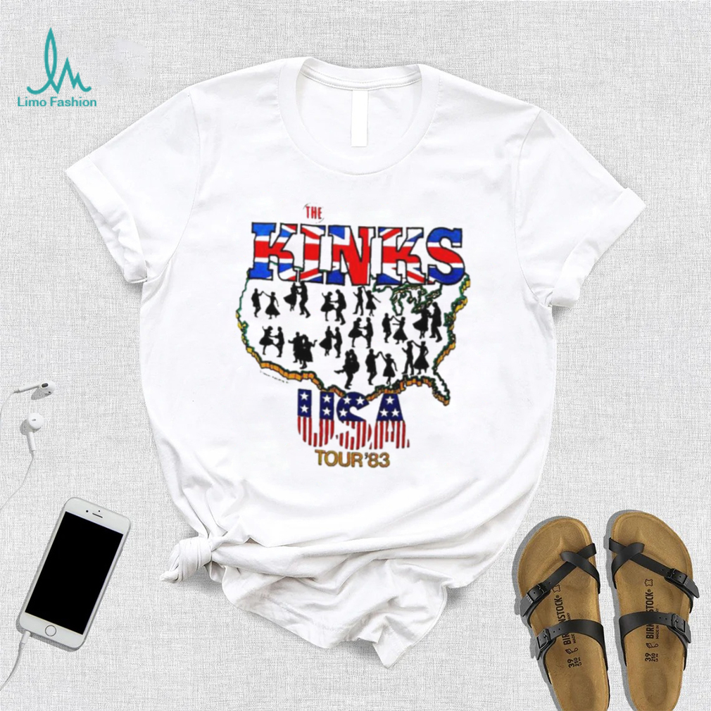 The Kinks Band Usa Tour ’83 Shirt The Kinks Band Usa Tour ’83 Shirt