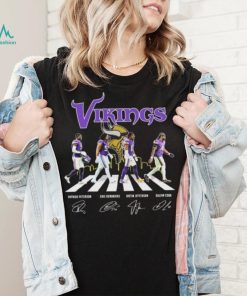 The Minnesota Vikings Abbey Road Patrick Peterson Eric Kendricks Justin Jefferson Dalvin Cook Signatures Shirt