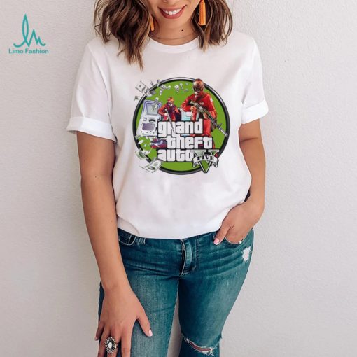 The Money Heist Grand Theft Auto Gta Five Logo shirt