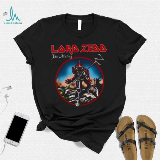 The Mutiny Lord Zedd Power Rangers X Iron Maiden shirt