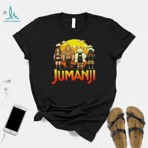 The Next Level 8 Bit Characters Jumanji Shirt