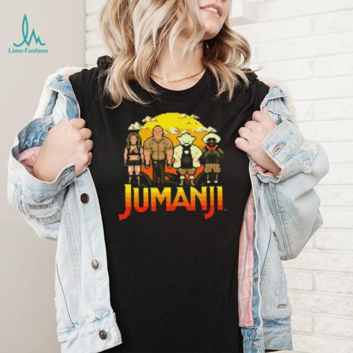 The Next Level 8 Bit Characters Jumanji Shirt