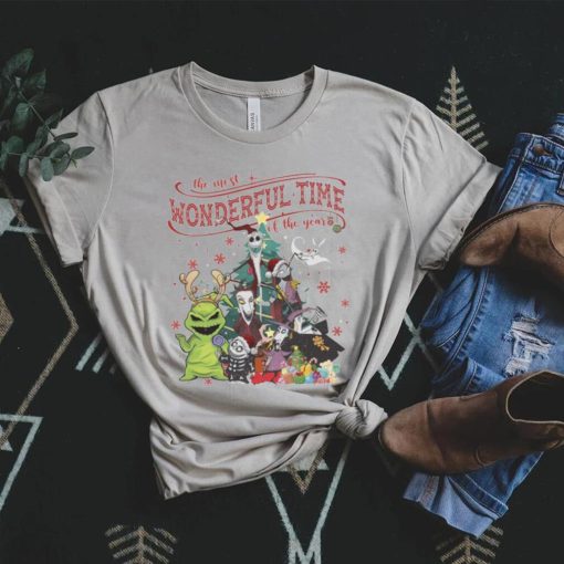 The Nightmare Before Christmas Characters Most Wonderful Time Of The Years T shirt
