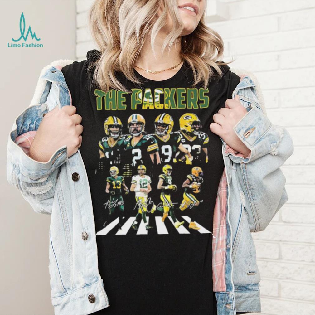 The Packers Team Players Abbey Road Signatures Shirt The Packers Team Players Abbey Road Signatures Shirt