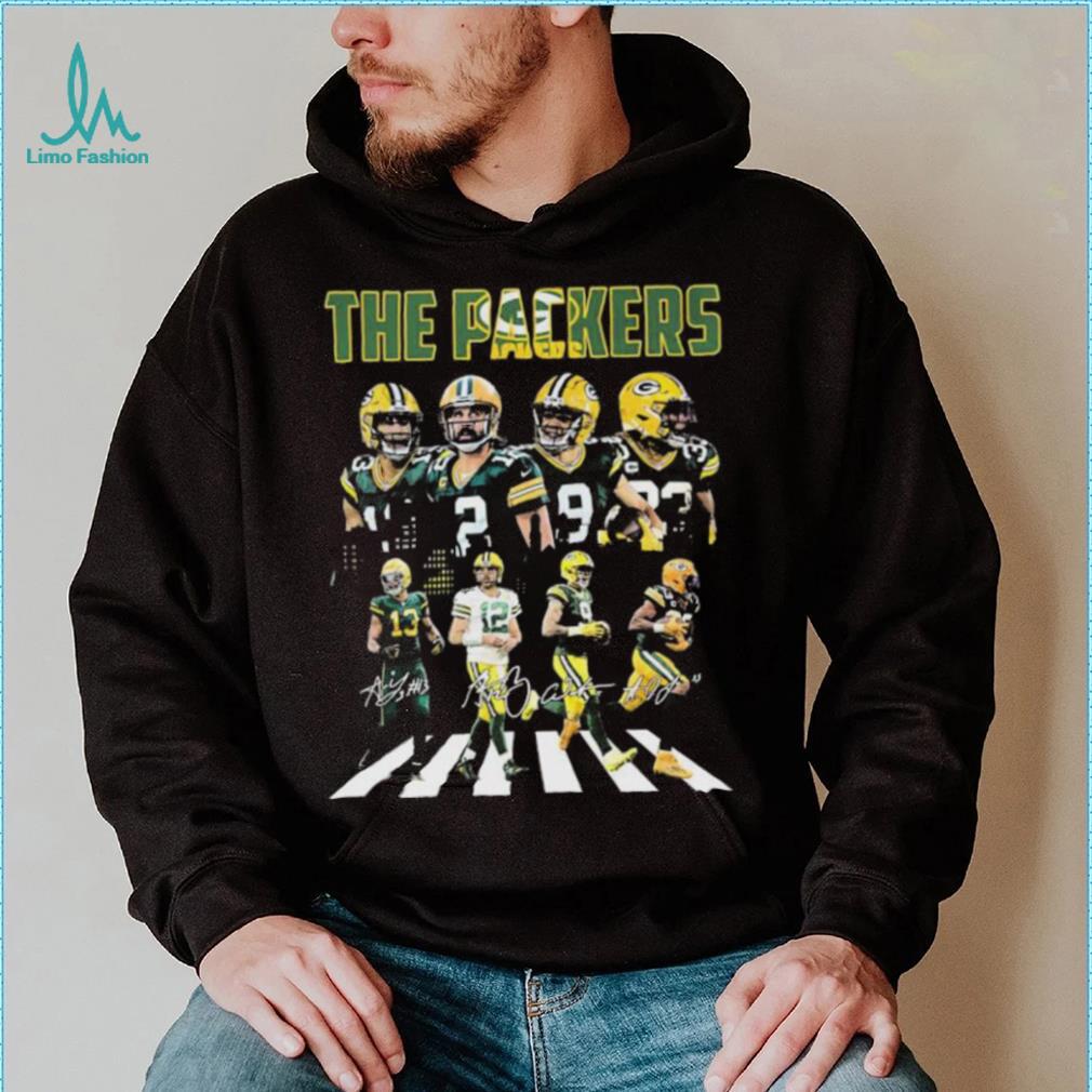 The Packers Team Players Abbey Road Signatures Shirt The Packers Team Players Abbey Road Signatures Shirt
